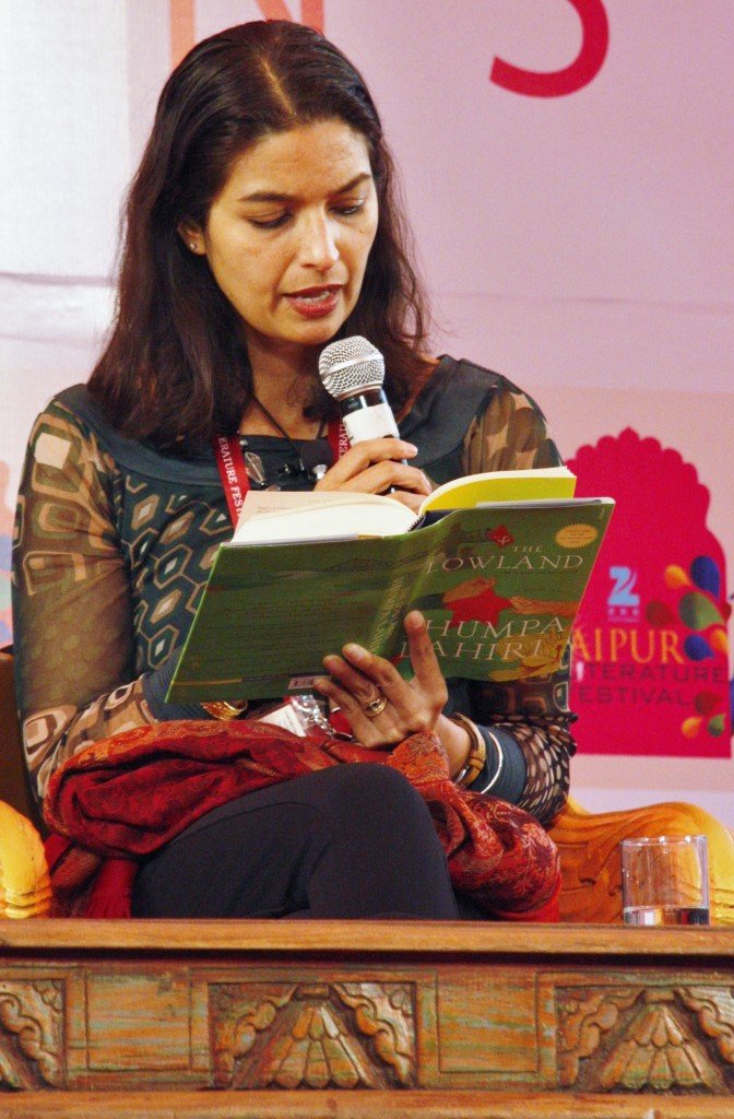 Jaipur Literature Festival ~ Jhumpa Lahiri reading The Lowland